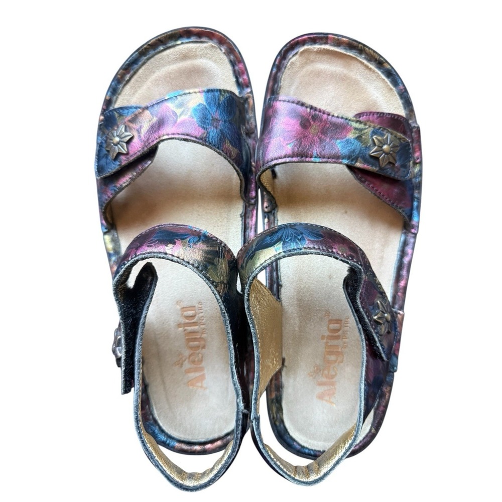 ALEGRIA Vienna Sandal VIE-761 Special Lady Floral Slingback Women EU 36 US 6-6.5 - Picture 2 of 8